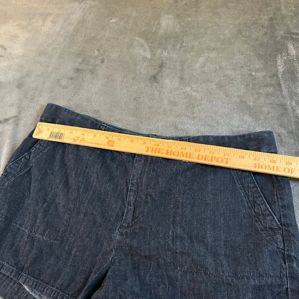 Loft Denim Shorts Dark Wash‎ Casual Everyday Summer Blue Womens 36x2.5